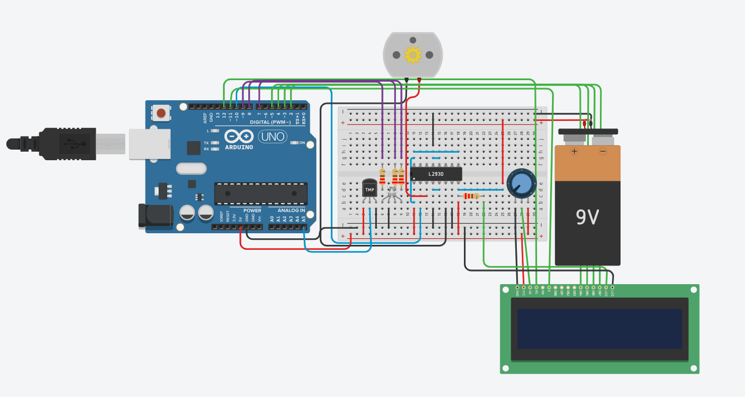 Smart Temperature Fan System